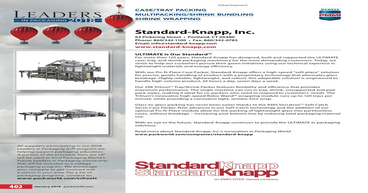 Leaders in Packaging Product Hub